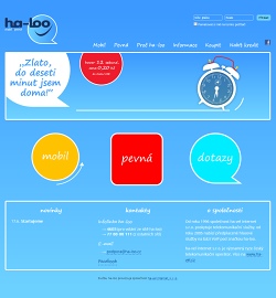 Náhled WWW stránek Ha-loo mobil